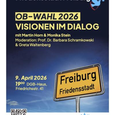 Flyer mit Infos und Ortsschild