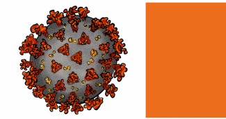 Coronavirus als Comic stilisiert