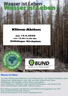 Plakat Klima-Aktion