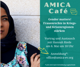 AMICA Café am 6. Mai