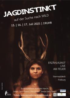 Plakat Hirschfrau