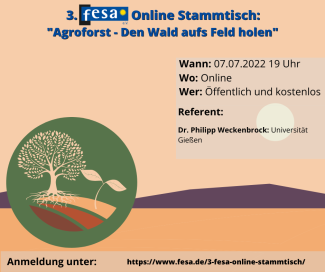 Agroforst - die Aufwertung von landwirtschaftlichen Flächen durch Sträucher und Bäume