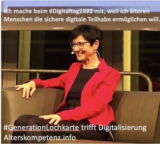 Ria Hinken beim Vortrag