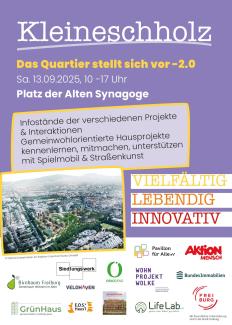 Flyer für die Veranstaltung - Kleineschholz das Quartier stellt sich vor