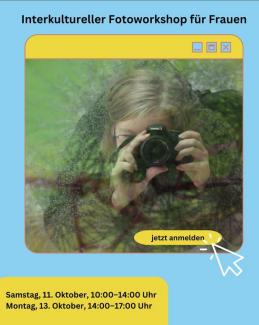 Bild einer Spiegelung auf dem eine Frau fotografiert