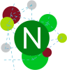 Netz auf Bubbles mit N